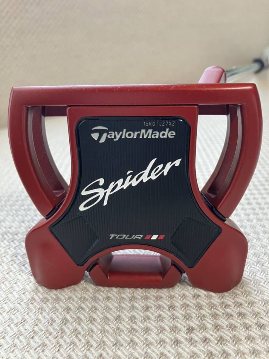 TaylorMade SPIDER TOUR RED テーラーメイド スパイダー ツアー レッド ショートスラント【33インチ】おまけ付