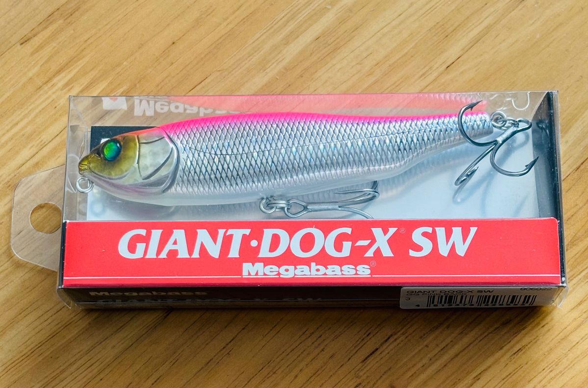 新品 メガバス Megabass ジャイアントドッグX GIANT DOG-X SW GG ピンクバック