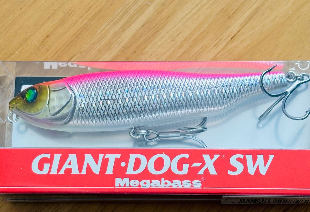 新品 メガバス Megabass ジャイアントドッグX GIANT DOG-X SW GG ピンクバック