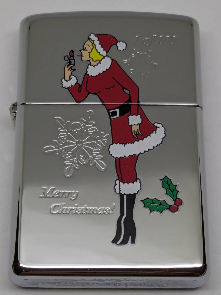 Zippo 2003年 限定100 サンタ クリスマス WINDY ウィンディ ガール 未使用品44_画像1
