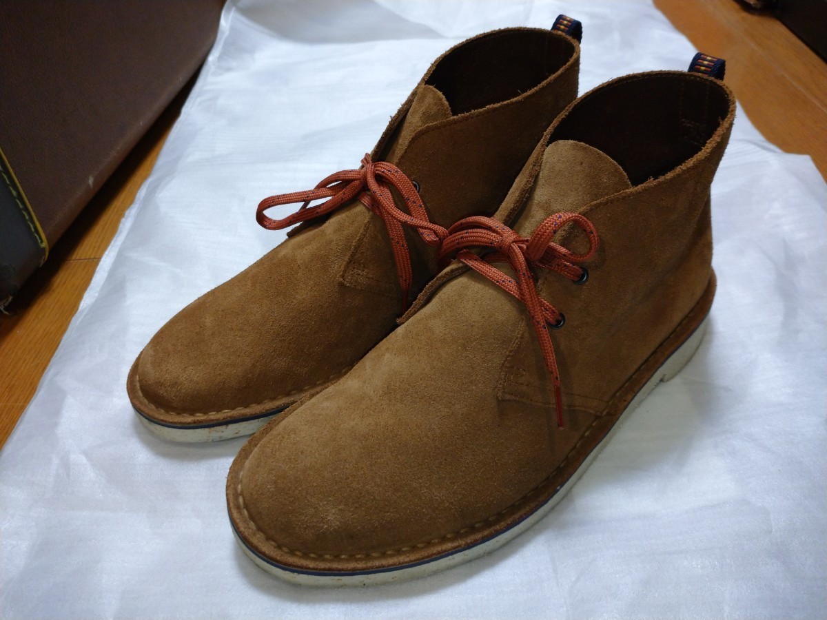 Clarks クラークス スエード チャッカブーツ デザートブーツ ブッシュエイカー ブラウン UK10 US11 28cm（実寸29cm？） 使用頻度低い_画像1