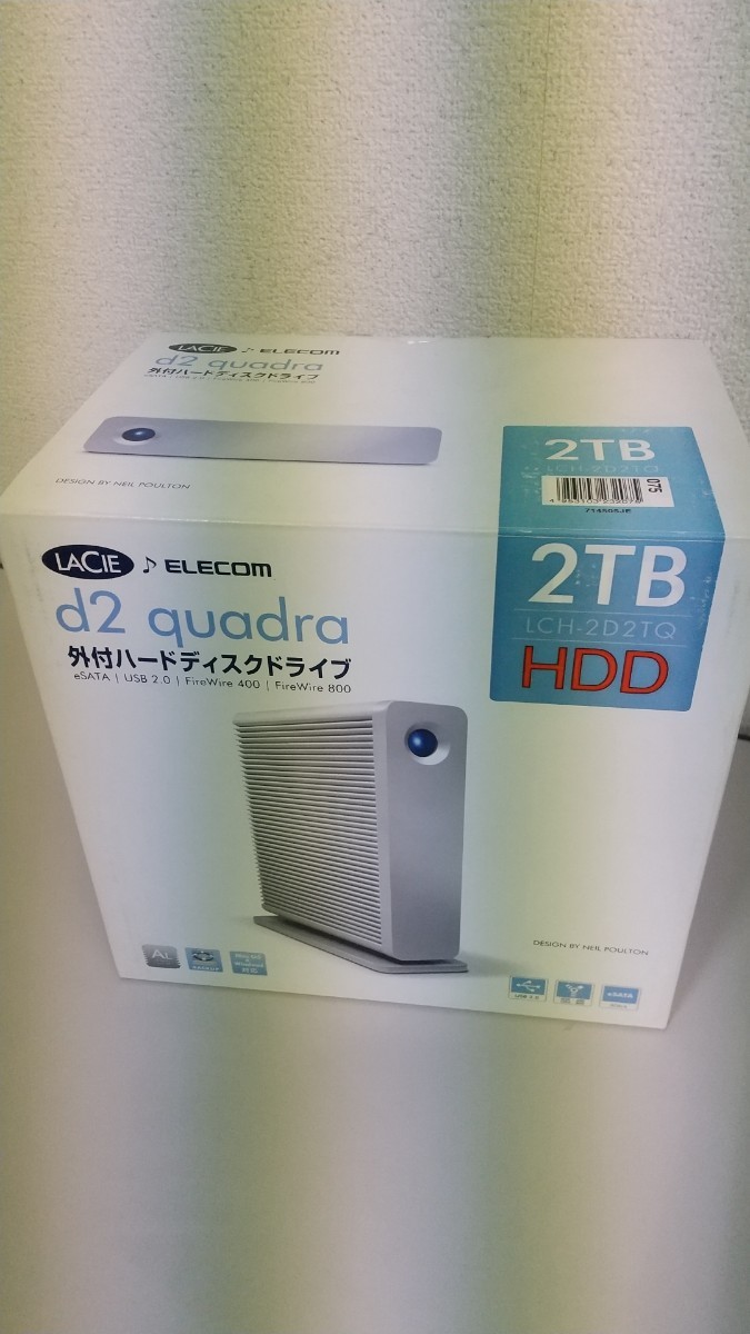 LACIE ELECOM d2 quadra 2TB HDD 外付ハードディスク ハードディスク LCH-2D2TQ _画像5