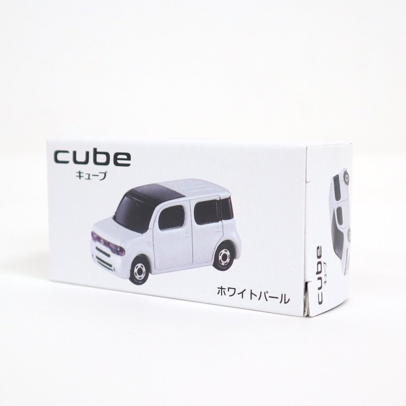 【TAKARA TOMY/タカラトミー】cube トミカ NISSAN 日産キューブ ホワイトパール 非売品 対象年齢3歳以上 未使用/ts0196_画像1