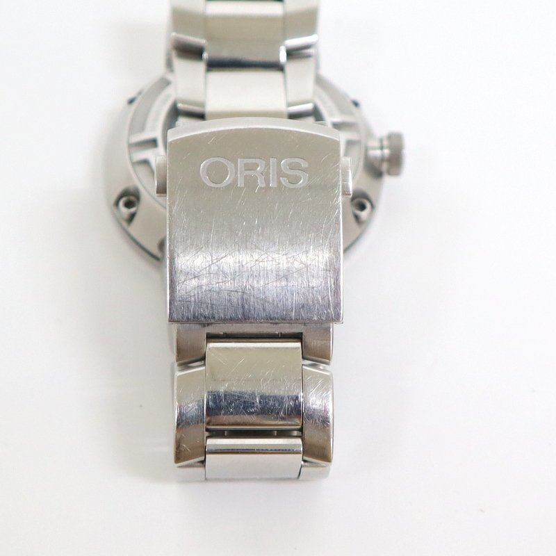 【ORIS/オリス】TT1 腕時計 7651-03 デイデイト 自動巻き 裏スケルトン シルバー メンズウォッチ 現状販売品/ts0209_画像8