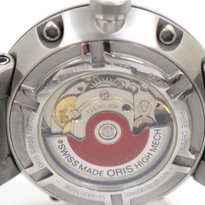 【ORIS/オリス】TT1 腕時計 7651-03 デイデイト 自動巻き 裏スケルトン シルバー メンズウォッチ 現状販売品/ts0209_画像7