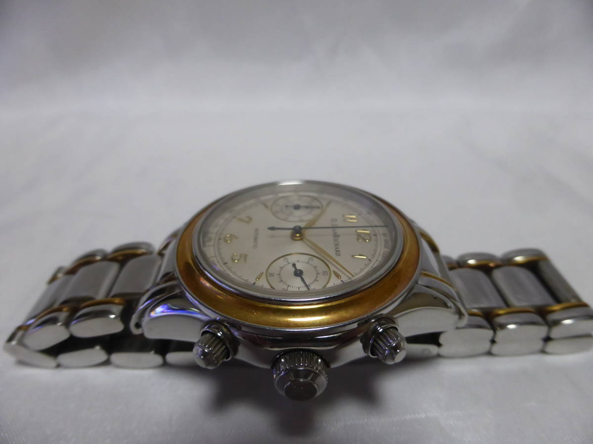 D.JEANRICHARD* Jean li car -ru chronograph self-winding watch combination men's wristwatch *