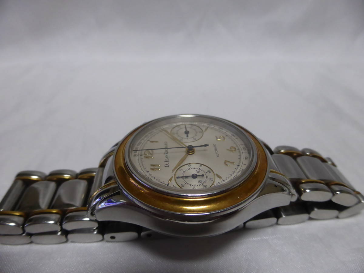 D.JEANRICHARD* Jean li автомобиль -ru хронограф самозаводящиеся часы комбинированный мужские наручные часы *
