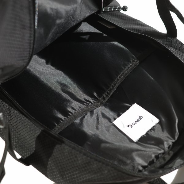 新品1円～★gravis グラビス BACK PACK BAG バッグ パック バッグ デイパック 黒 軽量 ◆3154◆_画像8