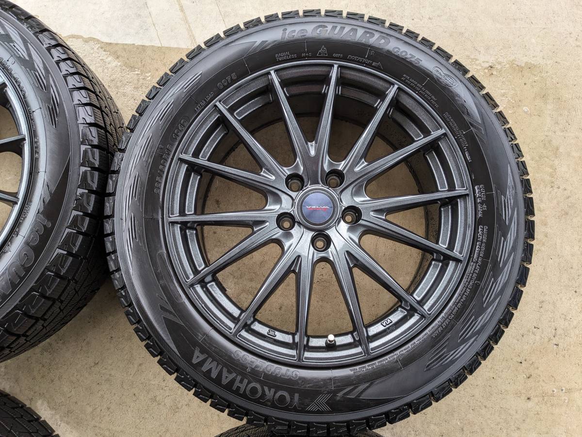 【225/60R18】2021年勢造 CX-5 CX-8 CR-Vなど ヨコハマ スタッドレスセット 18X7.5J IN48 PCD114.3 5H_画像5