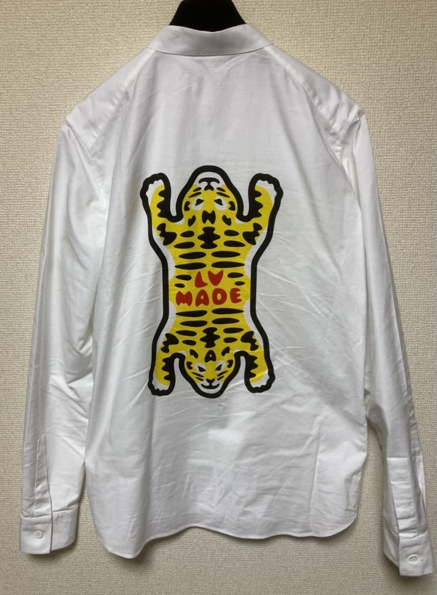 LOUIS VUITTON×NIGO プリンテッドタイガーマンダリンカラーシャツ LOUIS VUITTON×NIGO プリンテッドタイガーマンダリンカラーシャツ