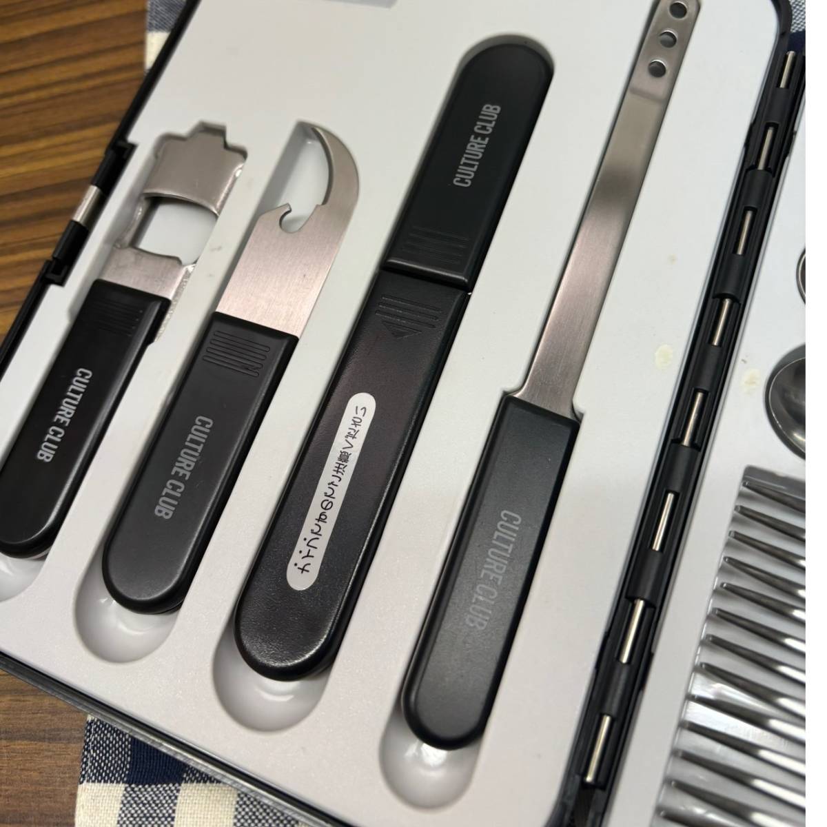 アウトドア トラベル 商品 まとめ ◆ SANYO トラベルポット ツインバード CULTURE CLUB4 VICTORINOX フォーク スプーン 缶切り 栓抜き他_画像8