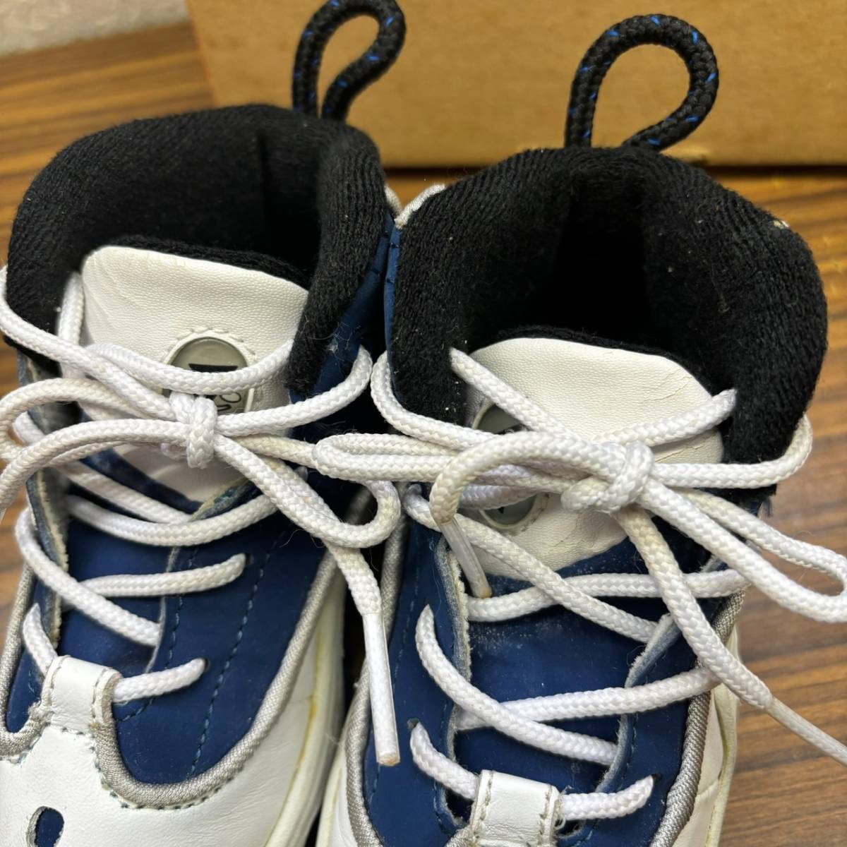  shoes * NIKE * air baby kids sneakers 12cm white x navy blue x black * Nike * man girl shoes boxed 