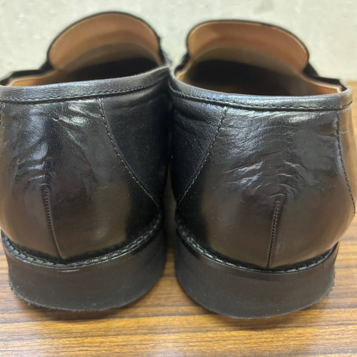 靴 ◇ FRANCO ARMANI ◇ ビジネスシューズ 25.5cm BLACK 黒 靴 ◇ FRANCO ARMANI ◇ ビジネスシューズ 25.5cm BLACK 黒