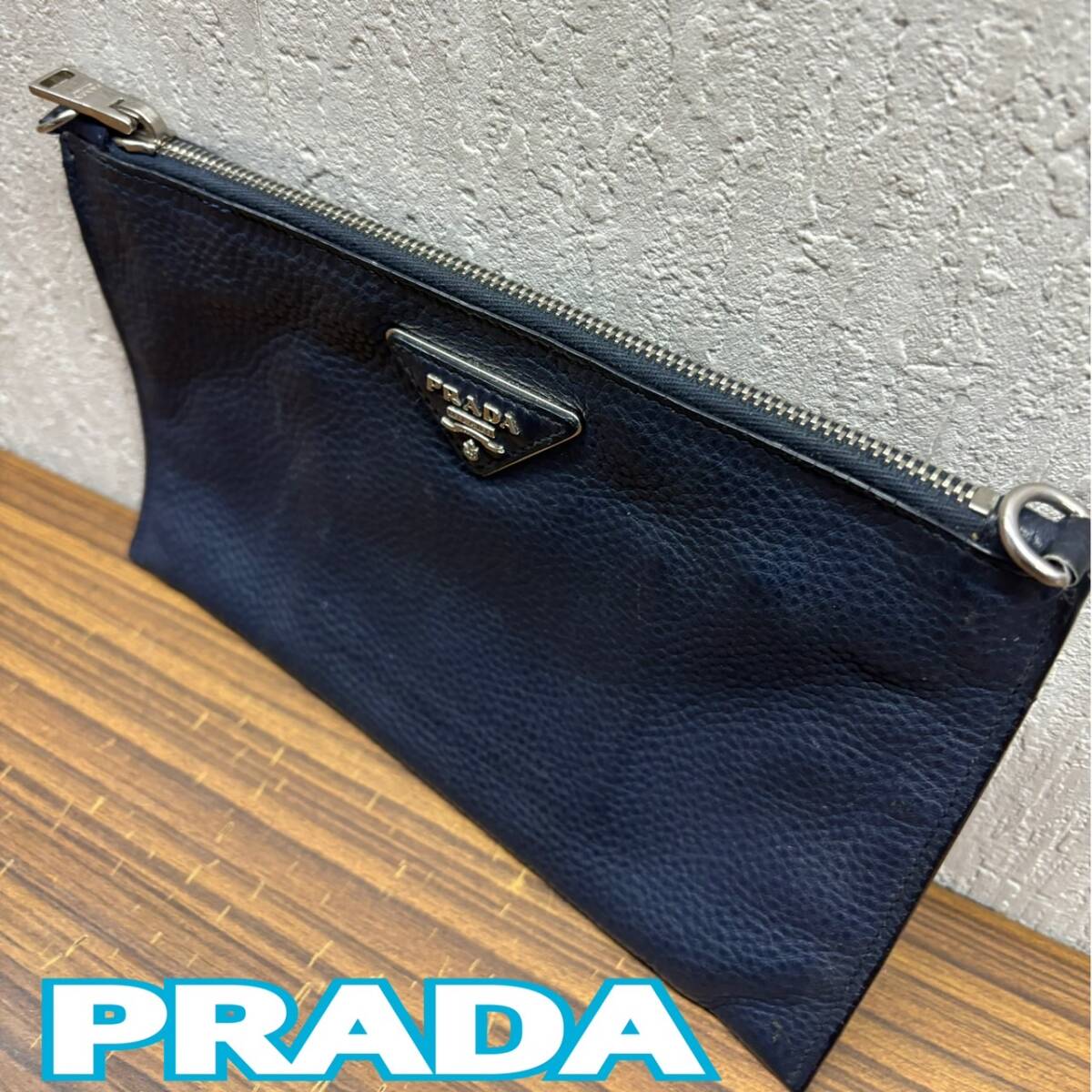 鞄 ◆ PRADA ◆ バッグインバッグ セカンドBag ネイビー ◆ プラダ ◆ 男女兼用_画像1