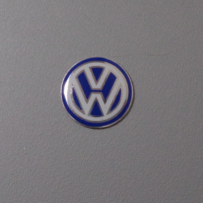 VW　ロゴステッカーBlue 　Key case 他に　 ▽Pntj *_画像3