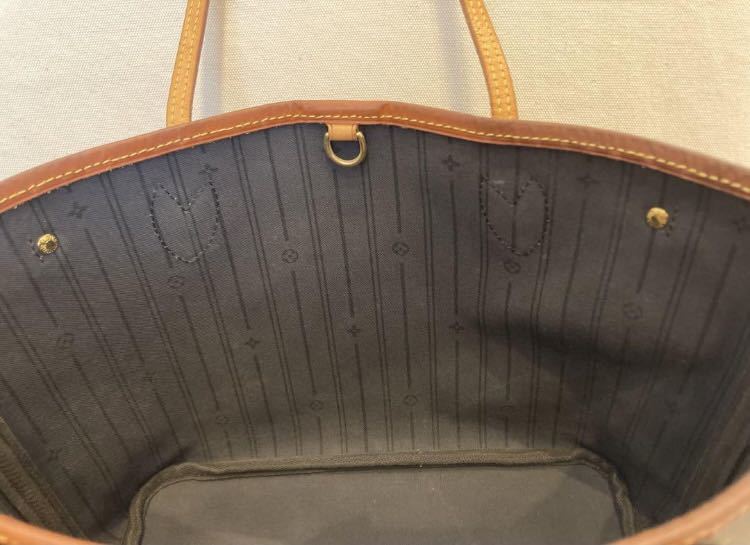 美品 スペシャルオーダー1点物 ルイヴィトン LOUIS VUITTON トートバッグ ネヴァーフル PM モノグラム メイドトゥオーダーショルダーバッグ_画像5