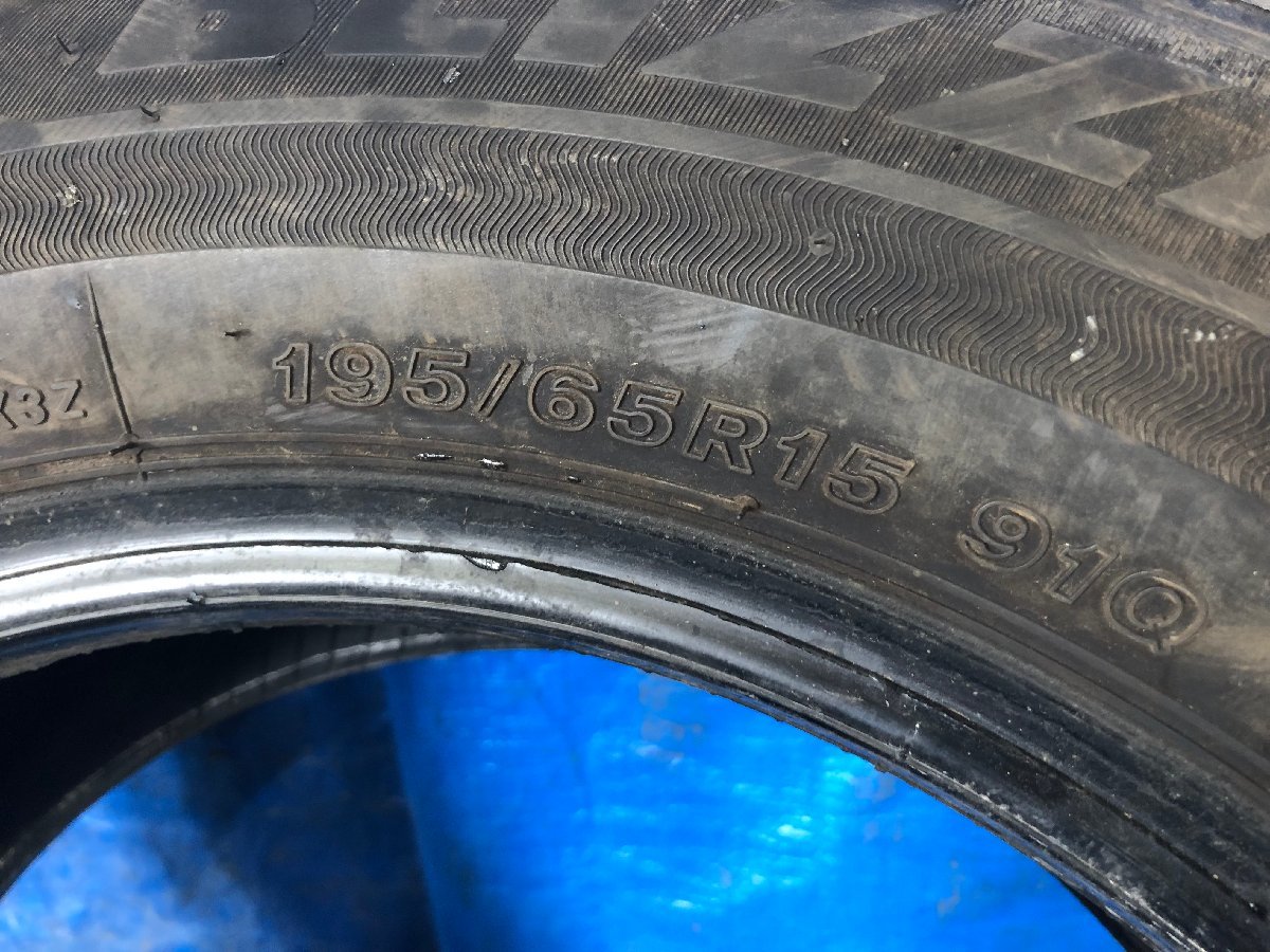 BRIDGESTONE ブリヂストン BLIZZAK VRX3 195/65R15 2022年製 9部山 1本 プリウス/ノア/ヴォクシー/セレナ/ステップワゴン 等に_画像7