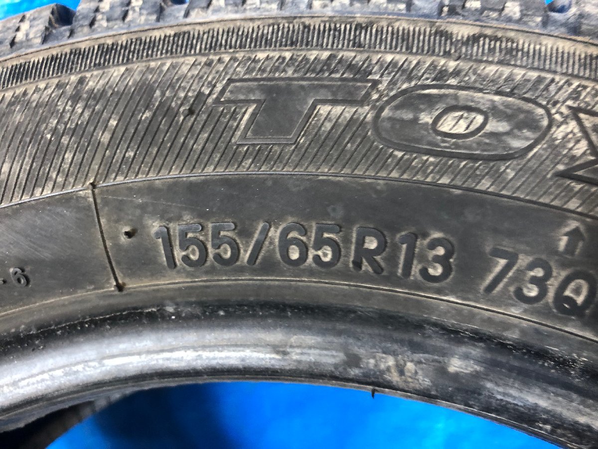 TOYO トーヨー GARIT GIZ 155/65R13 2022年製 8部山 ムーヴ/ラパン/ekワゴン/オッティ/モコ/ミラ/アルト 等に_画像7