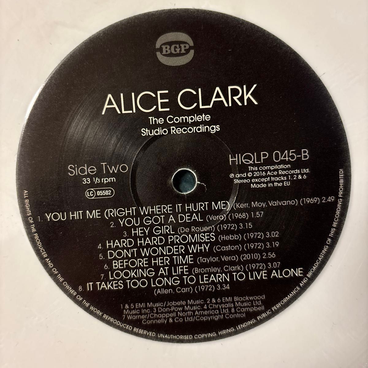 Alice Clark レコード LP アリス・クラーク vinyl アナログ SOUL ソウル