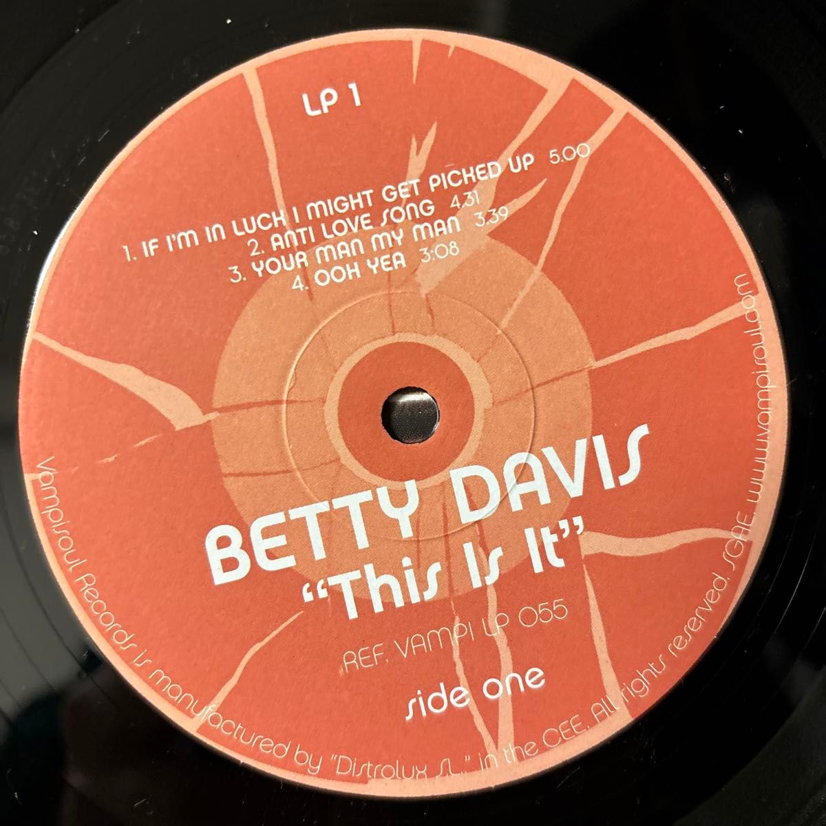 Betty Davis This Is It! レコード ベティ・デイヴィス LP vinyl アナログ ディス・イズ・イット