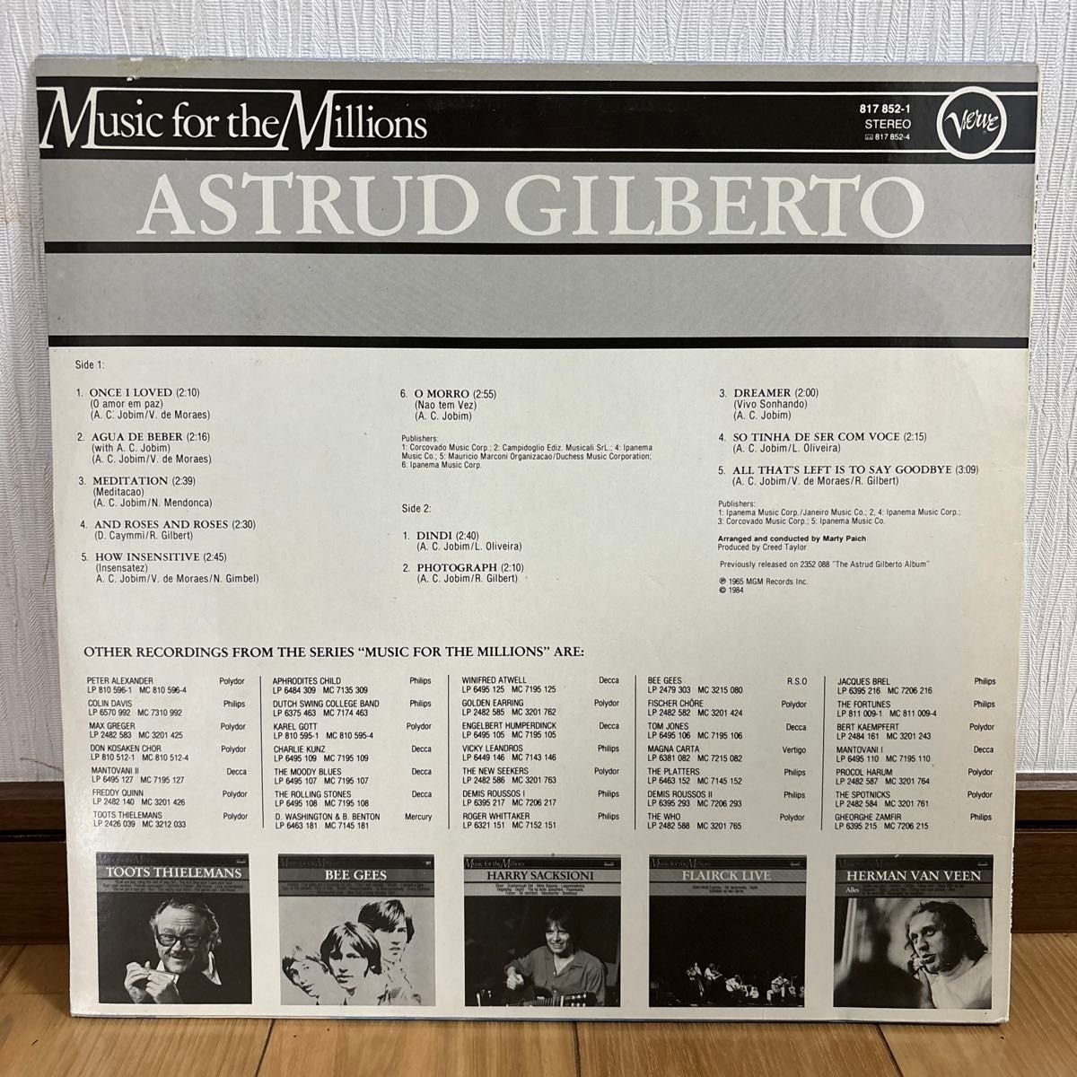 The Astrud Gilberto Album レコード LP vinyl アストラッド・ジルベルト アナログ