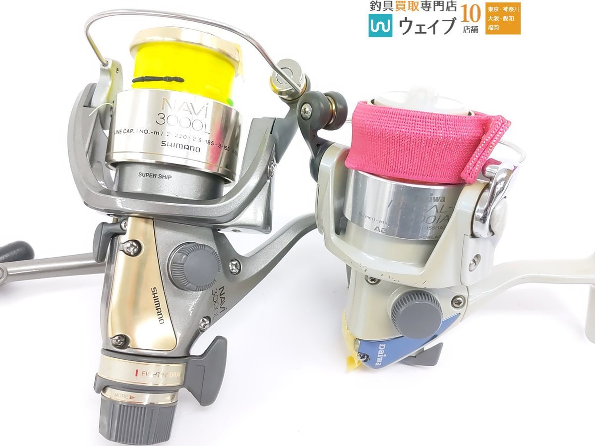 シマノ 17サハラ C3000・ナビ3000L、ダイワ クレスト 2508・リーガルZ 1500iA 計4点セット_80A468100 (5).JPG