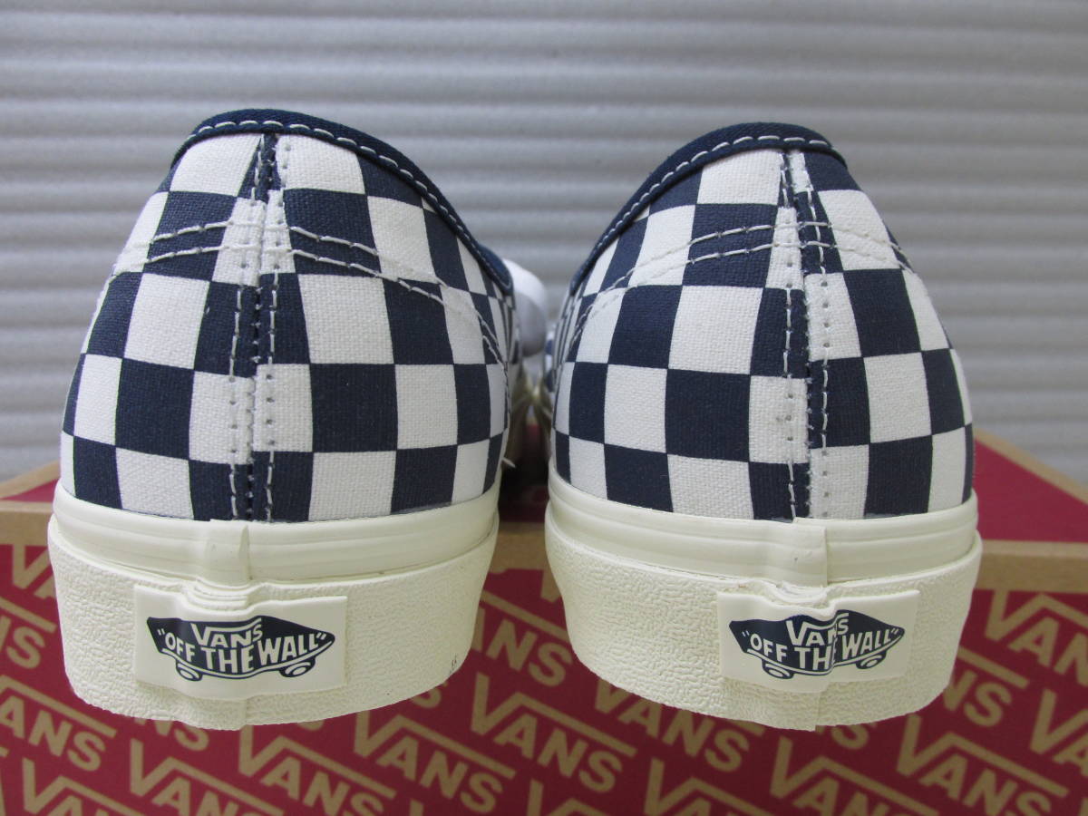 ◆ VANS バンズ 507698 VN0A5KS94M0 オーセンティック ネイビー系 CHK DRESS BLUES 27.5cm スニーカー /6366SA_画像6