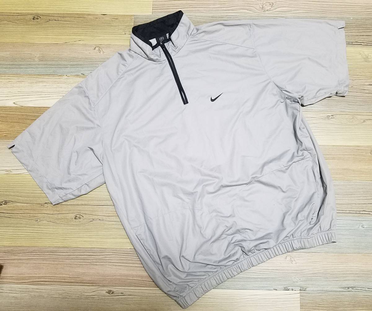 ★ナイキ★NIKE GOLF ハーフZIP ウィンドジャケット グレー _画像1