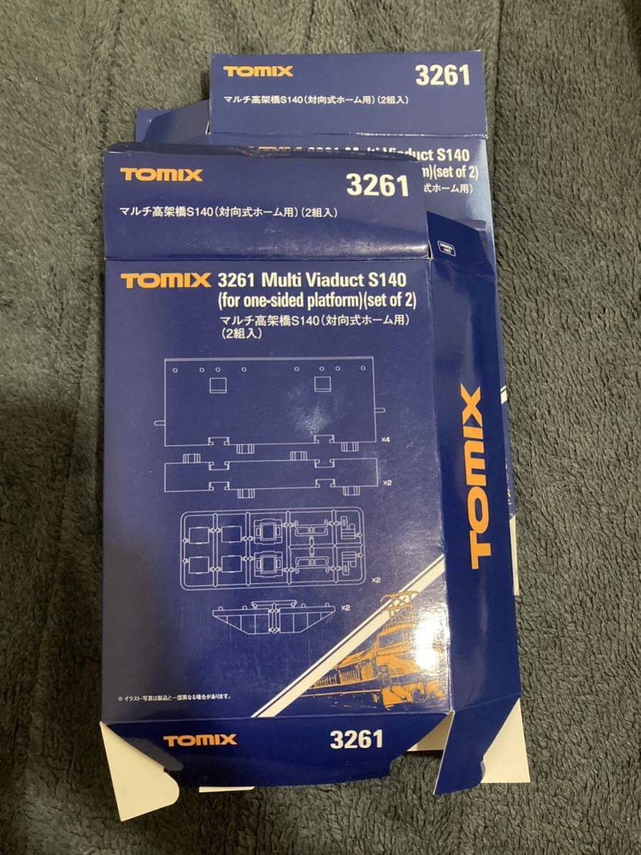 TOMIX マルチ高架橋S140(対向式ホーム用)(2組入) 3個セット_画像3