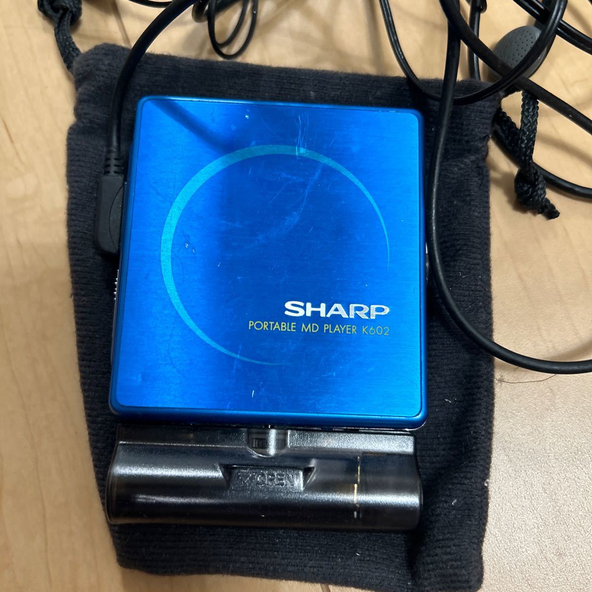 【中古】シャープ MDウォークマン MD-K602 本体 プレーヤー _画像2