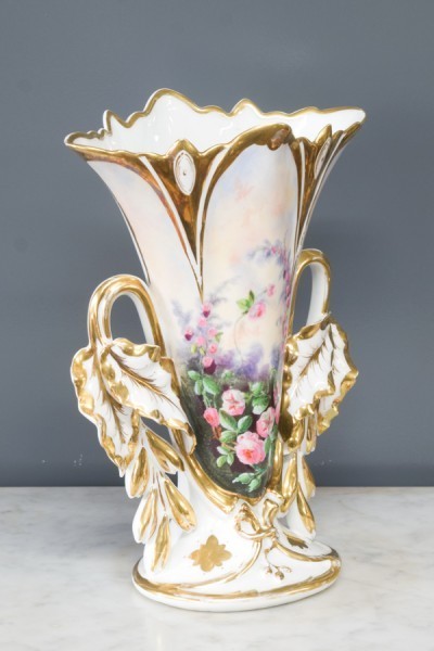 《フランスアンティーク》パリ窯フラワーベース（花瓶）　お値下げしました！！_画像7