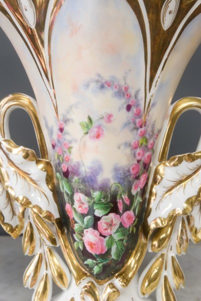 《フランスアンティーク》パリ窯フラワーベース（花瓶）　お値下げしました！！_画像3