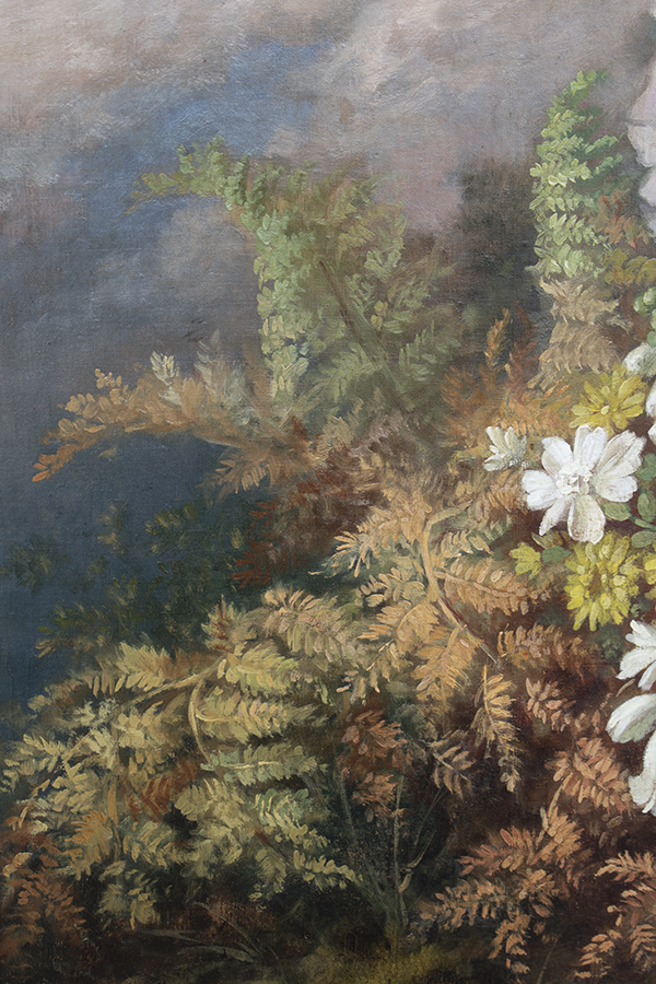 { France antique }LE BOUQUET 2 oil painting 