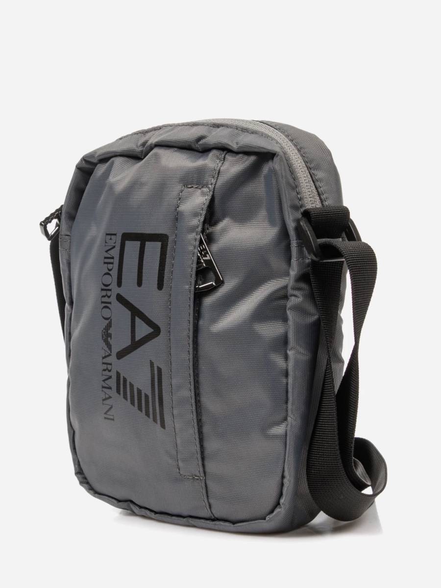 新品■EA7 EMPORIO ARMANI■ショルダーバッグ■エンポリオアルマーニ■EA7 ミニポーチ■灰色■グレー■_画像2