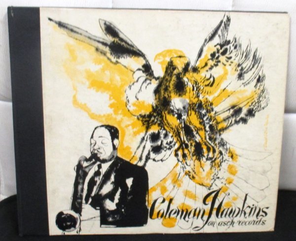 !!! Jazz 78rpm X 3 Coleman Hawkins On Asch Records[ US '45 Asch Records 355 ] SP盤_画像1