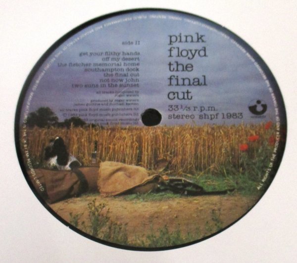 ☆彡 MINT- 英國盤 Pink Floyd The Final Cut [ UK ORIG '83 Harvest shpf 1983 ]_画像6