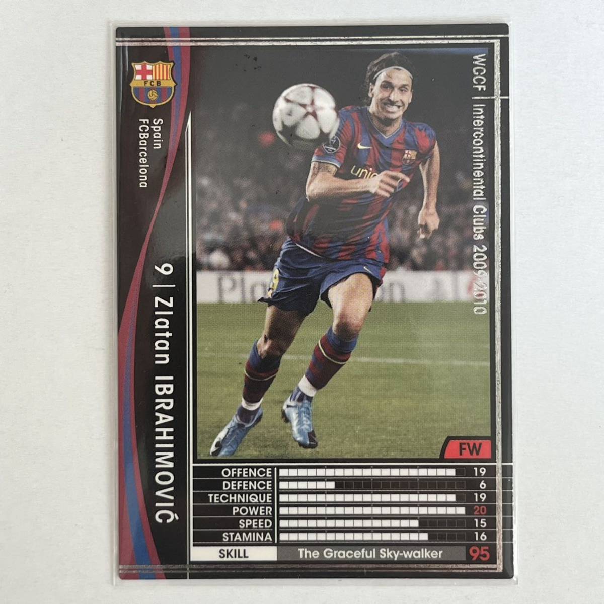 ♪♪WCCF 09-10 黒 ズラタン・イブラヒモビッチ Zlatan Ibrahimovic Barcelona ♪三点落札で普通郵便送料無料♪_画像1