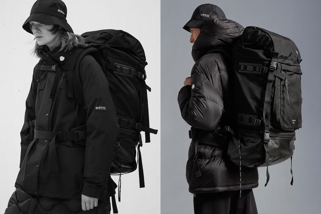 MONCLER x HYKE バックパック　ラージ　定価388300円　ラージ モンクレール　ハイク　バックパック　リュック　黒_画像2