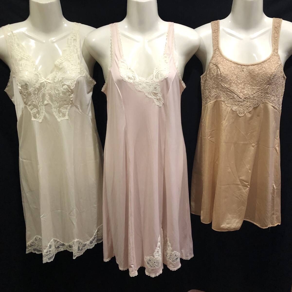 SX-666 ☆♪The kayser&Charle&NBLLBODY Charming Pretty Lingerie ♪☆チャームラウンドスリップ 3点　Lサイズ(B85cm)_画像1