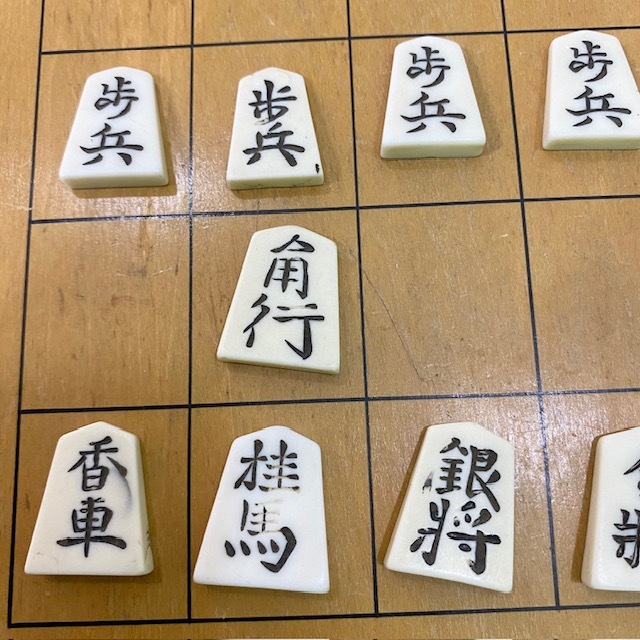 将棋盤 将棋駒/横33㎝.縦36.5㎝.厚さ12㎝/中古の画像5