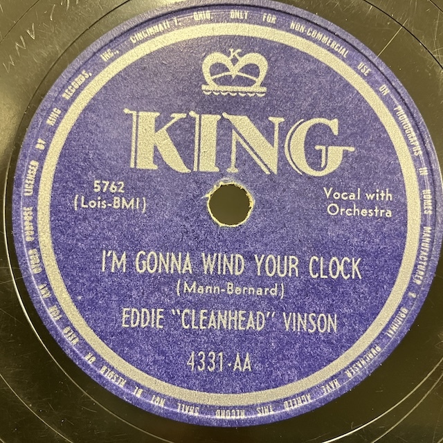 ■即決SP78 Eddie Cleanhead Vinson / I'm Gonna Wind Your Clock - I'm Weak But Willing 4331 jv6151 _画像3