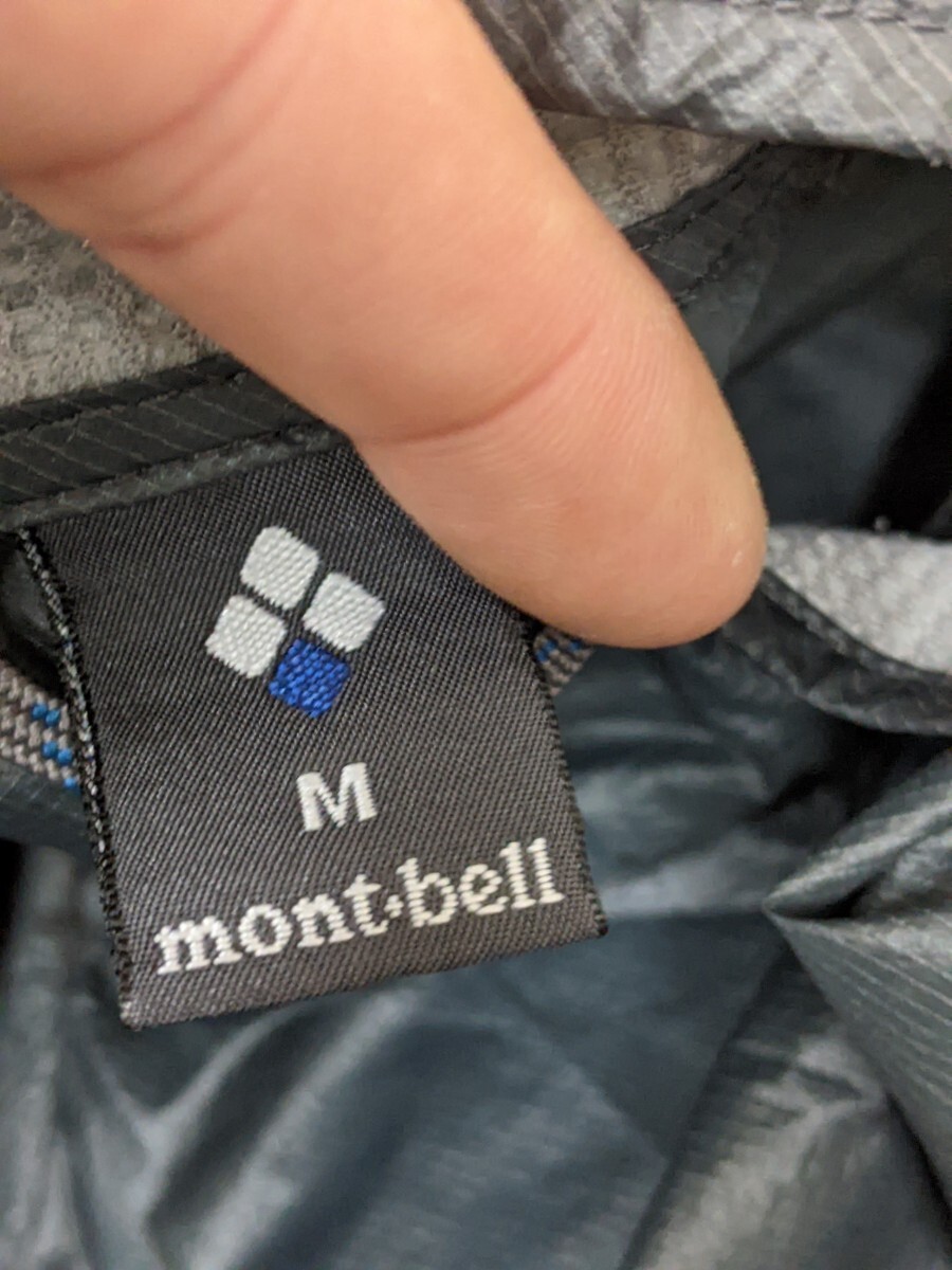 5．mont-bell モンベル STYLE♯ 1103231 薄手 ナイロンブルゾンジャケット アウトドアウェア メンズL　ダークグレー黒系x108_画像6