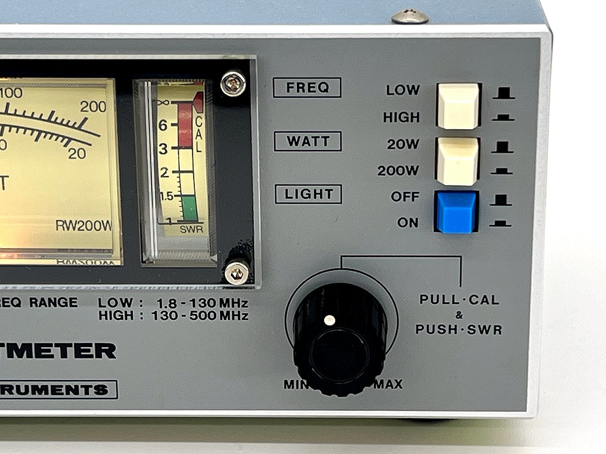 KURANISHI クラニシ SWR ＆ WATTMETER RW-215M 1.8～130MHz&130～500MHz_画像4