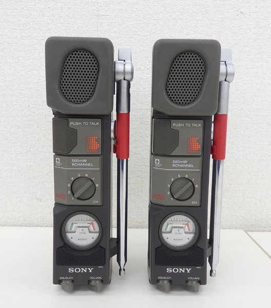  Sony 500mW 8 channel transceiver ICB-87R AC power adaptor AC-D468 headset CBH-2 transceiver ROGER