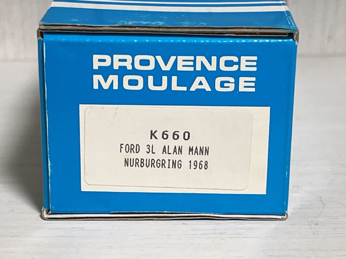 プロバンス ムラージュ PROVENCE MOULAGE フォード Ford 3L ALAN MANN ニュルブルクリンク 1968 K660 レジンキット 1/43スケール_画像8