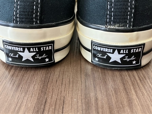 ★【送料無料】本物保障！コンバース CONVERSE CT70 チャックテイラー ブラック 黒 サイズUK7.5_画像7