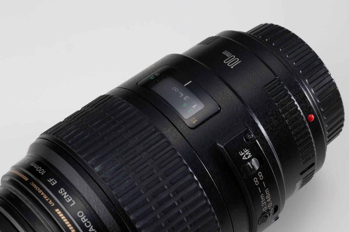 Canon キャノン　EF100mm F2.8 マクロ USM　　今も十分使える軽量マクロ　防湿庫保管でレンズにカビ無し_画像5