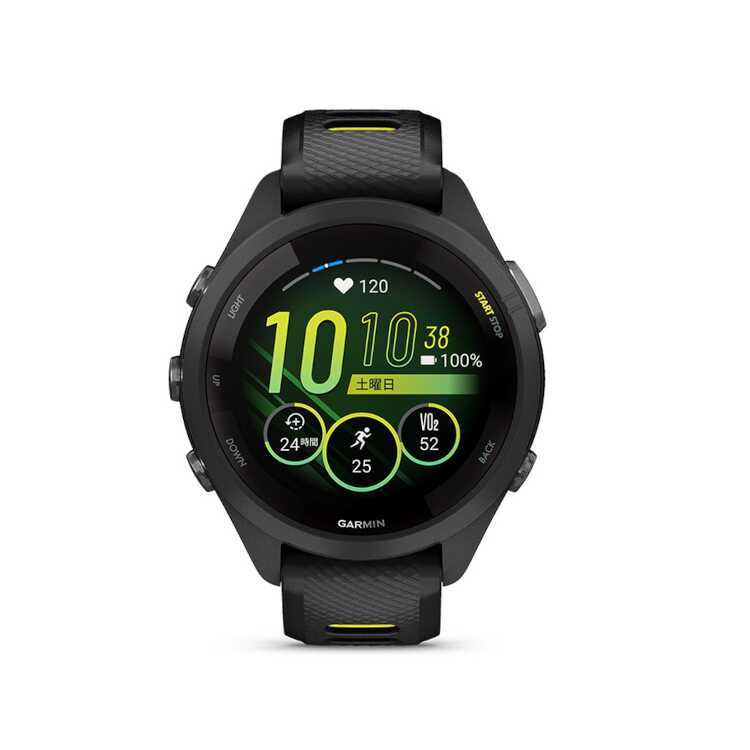 フォアランナー265S ミュージック 日本語正規版 ブラック #010-02810-43 Forerunner 265S Music WiFi GPS JPN Black GARMIN 新品 未使用_画像4