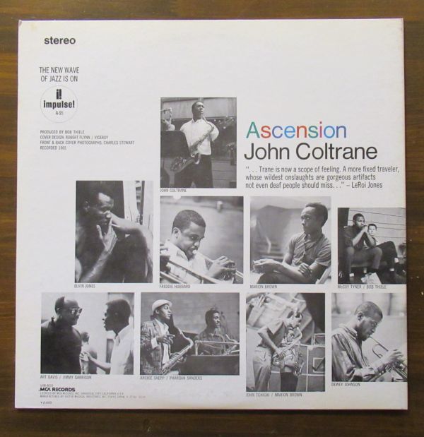 JAZZ LP/帯・ライナー付き美盤/見開きジャケット/John Coltrane - Ascension (Edition II)/B-11710_画像2