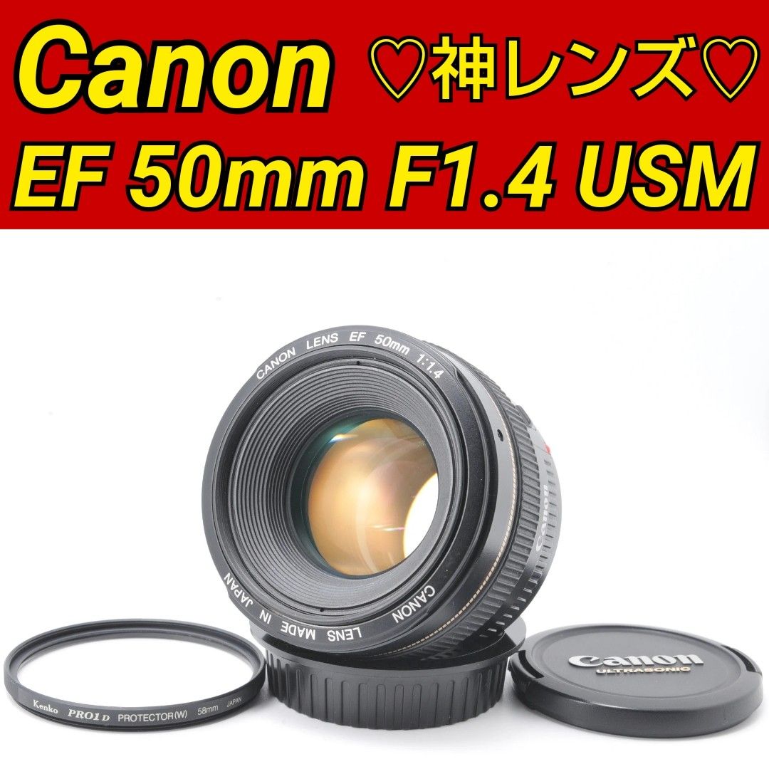 Canon EF 50mm F1 4 USM フルサイズ対応 単焦点レンズ 神レンズ 撒き餌